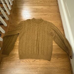 Jcpenney Men's Brown and Tan Sweatshirt